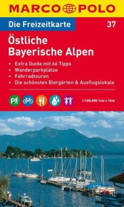 MARCO POLO Freizeitkarte Blatt 37 &Ouml;stliche Bayerische Alpen 1:100 000