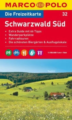 MARCO POLO Freizeitkarte Blatt 32 Schwarzwald S&uuml;d 1:100 000