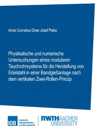 Physikalische und numerische Untersuchungen eines modularen Tauchrohrsystems für die Herstellung von Edelstahl in einer Bandgießanlage nach dem vertikalen Zwei-Rollen-Prinzip