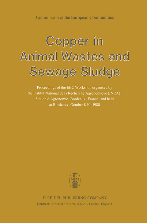 Copper in Animal Wastes and Sewage Sludge - 