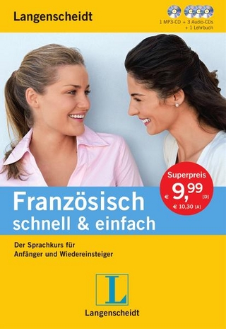 Langenscheidt Französisch schnell & einfach - Set aus Buch, 3 Audio-CDs und 1 MP3-CD