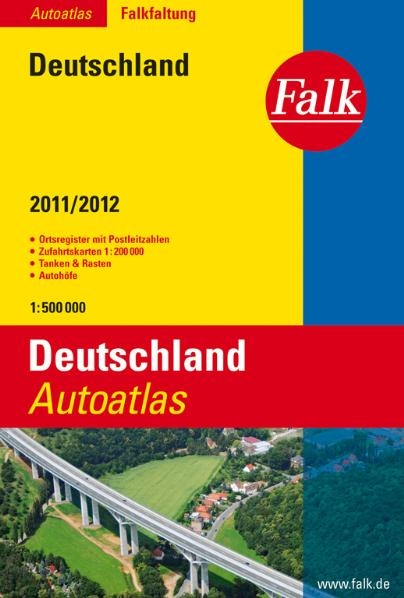 Falk Autoatlas Falkfaltung Deutschland 2011/2012