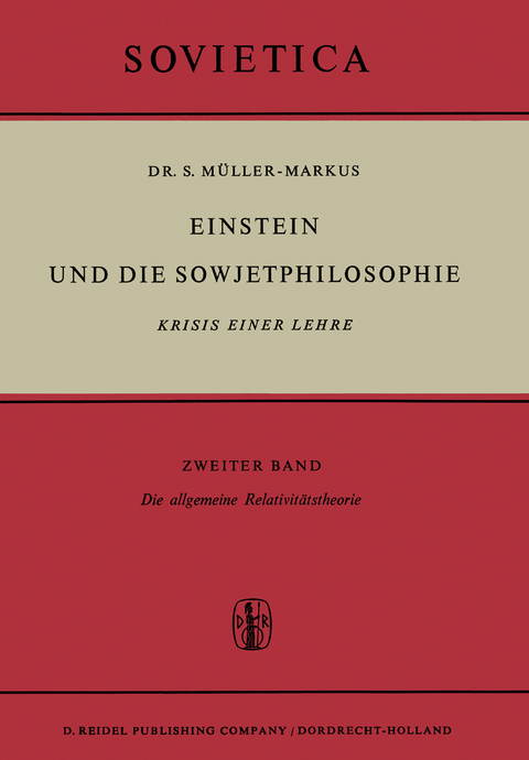 Einstein und die Sowjetphilosophie - S. M&uuml;ller-Markus