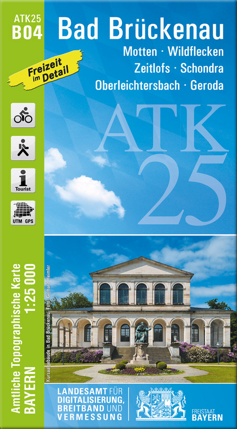 ATK25-B04 Bad Br&uuml;ckenau (Amtliche Topographische Karte 1:25000)