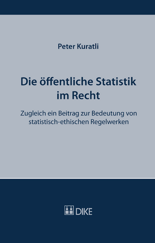 Die öffentliche Statistik im Recht