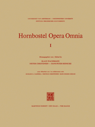 Hornbostel Opera Omnia