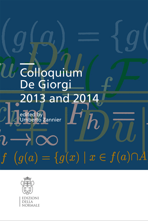 Colloquium De Giorgi 2013 and 2014 - 