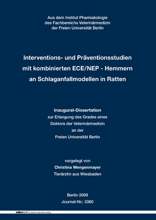 Interventions- und Präventionsstudien mit kombinierten ECE/NEP - Hemmern an Schlaganfallmodellen in Ratten