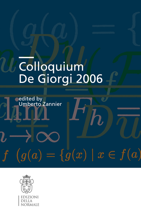 Colloquium De Giorgi 2006 - 