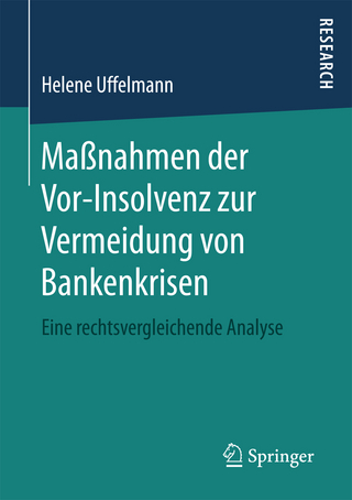 Maßnahmen der Vor-Insolvenz zur Vermeidung von Bankenkrisen