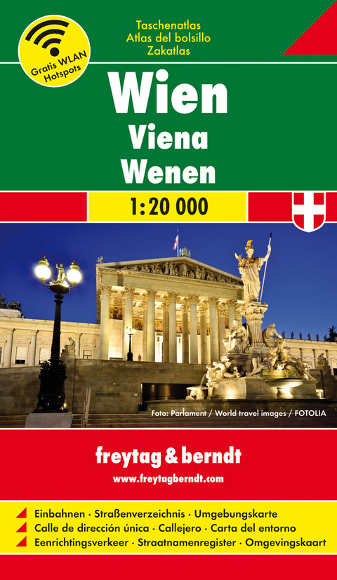 Wien, Taschenatlas 1:20.000, 15/13 Box - 