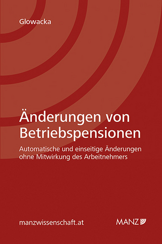 Änderungen von Betriebspensionen