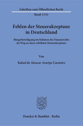 Fehlen der Steuerakzeptanz in Deutschland.