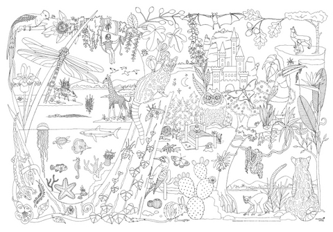 Poster „Malkarte Farbenreich“ - Doris Schönhoff, Dirk Krüger