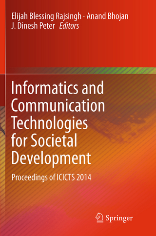 Informatics and Communication Technologies for Societal Development
