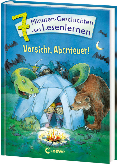 Lesel&ouml;wen - Das Original - 7-Minuten-Geschichten zum Lesenlernen - Vorsicht, Abenteuer!
