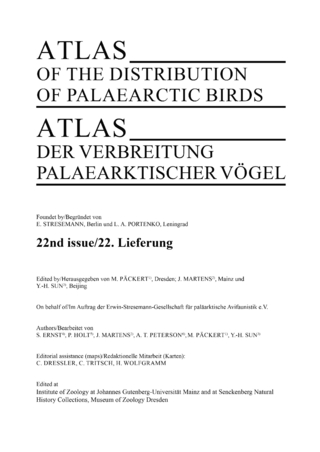 Atlas der Verbreitung palaearktischer Vögel