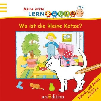 Lernraupe - Wo ist die kleine Katze?