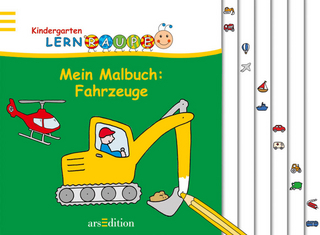 Lernraupe - Mein Malbuch: Fahrzeuge