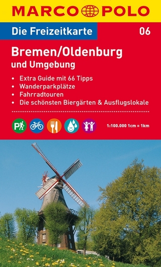 MARCO POLO Freizeitkarte Blatt 6 Bremen, Oldenburg und Umgebung 1:100 000