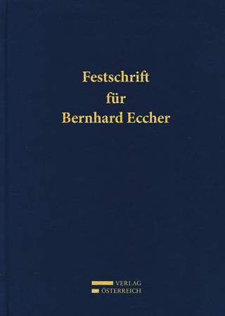 Festschrift für Bernhard Eccher
