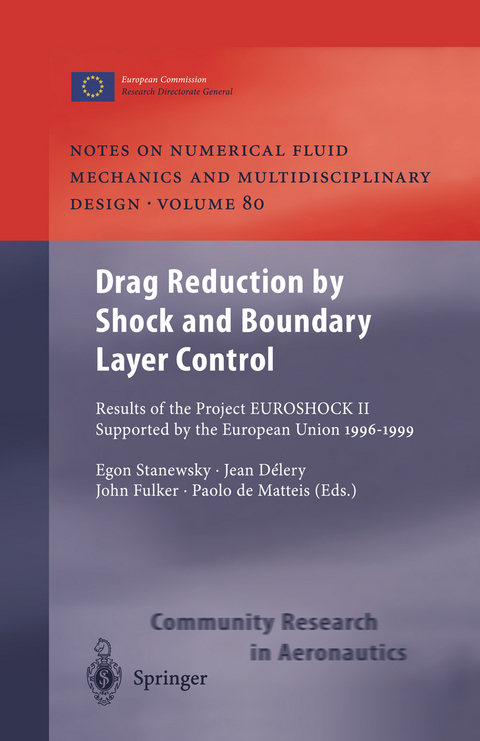 Drag Reduction by Shock and Boundary Layer Control - 