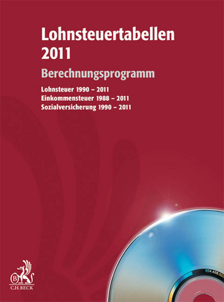Lohnsteuertabellen 2011 CD-ROM