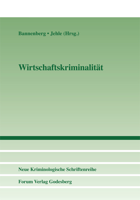Wirtschaftskriminalit&auml;t - 