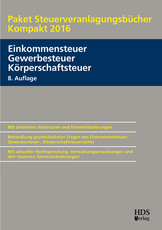Paket Steuerveranlagungsbücher Kompakt 2016