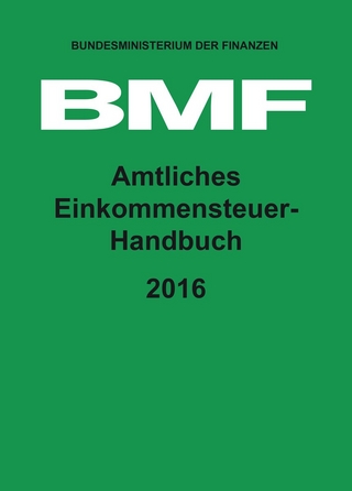Amtliches Einkommensteuer-Handbuch 2016
