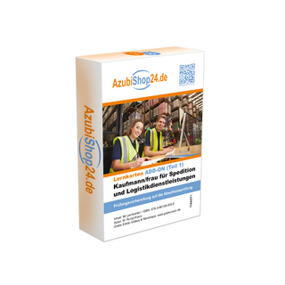Azubishop24.de Add-on-Lernkarten Kaufmann/Kauffrau für Spedition und Logistikdienstleistung