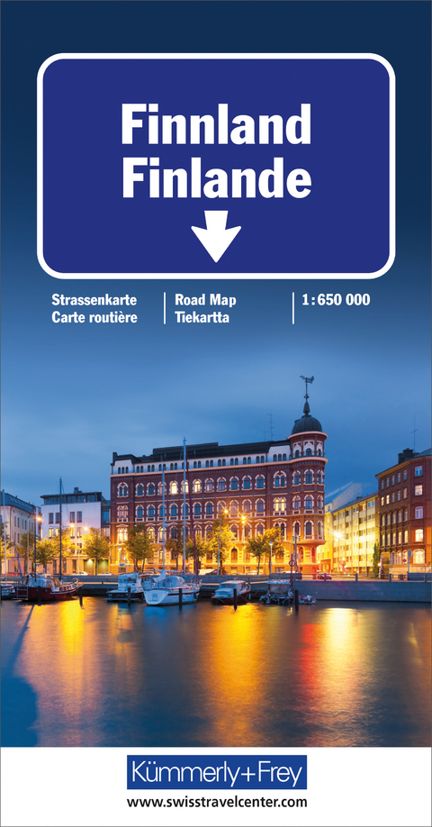 Finnland Strassenkarte