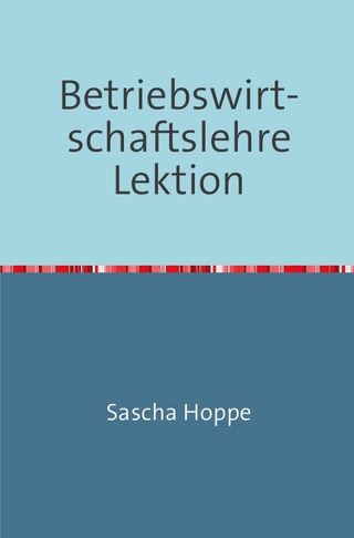 Betriebswirtschaftslehre Lektion