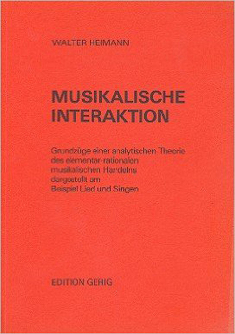 Musikalische Interaktion - Walter Heimann