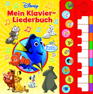 Mein Klavier-Liederbuch - Disney Liederbuch mit Klaviertastatur - Vor- und Nachspielfunktion - 10 beliebte Kinderlieder