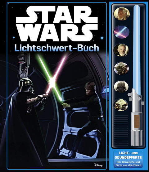 Star Wars Lichtschwert-Buch - Soundbuch mit 7 Ger&auml;uschen