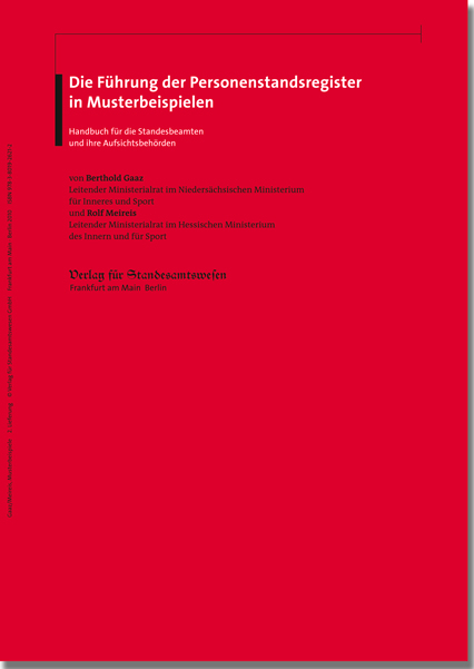 Musterbeispiele 8. Auflage, 2. Lfg.