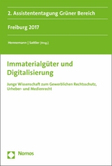 Immaterialg&uuml;ter und Digitalisierung - 