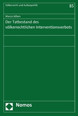 Der Tatbestand des v&ouml;lkerrechtlichen Interventionsverbots - Marco Athen