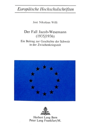 Der Fall Jacob-Wesemann (1935/1936)