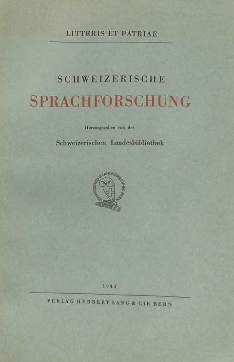 Schweizerische Sprachforschung