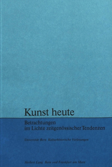 Kunst heute - 