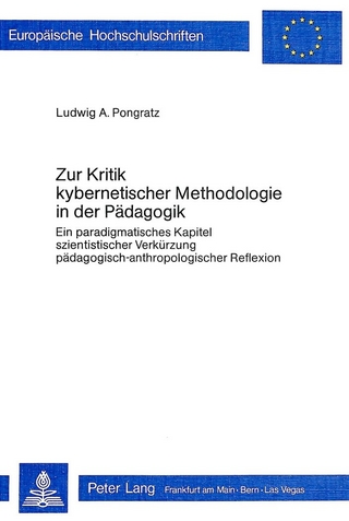 Zur Kritik kybernetischer Metholologie in der Pädagogik
