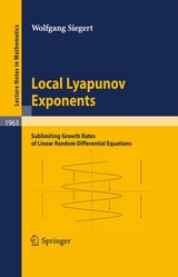 Local Lyapunov Exponents - Wolfgang Siegert