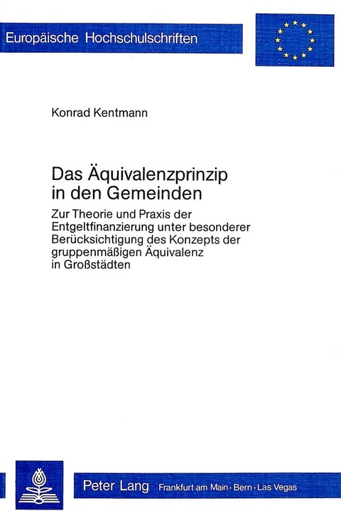 Das &Auml;quivalenzprinzip in den Gemeinden - Konrad Kentmann