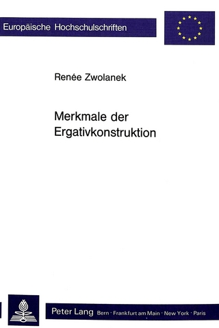 Merkmale der Ergativkonstruktion