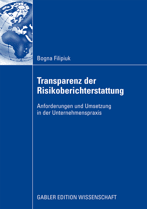 Transparenz der Risikoberichterstattung - Bogna Filipiuk