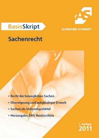 BasisSkript Sachenrecht