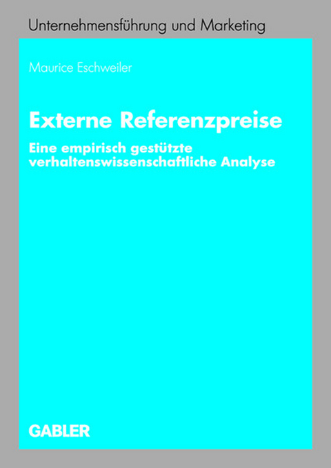 Externe Referenzpreise - Maurice Eschweiler