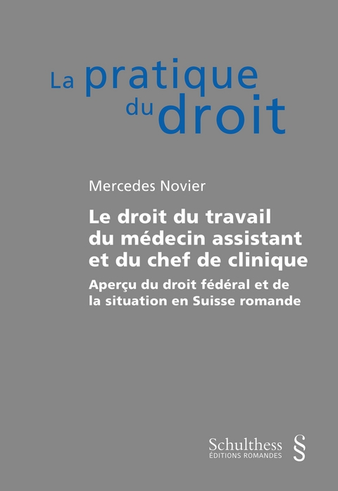 Le droit du travail du m&eacute;decin-assistant et du chef de clinique - Mercedes Novier